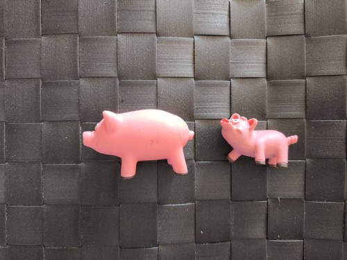 Animal pigs figure toy set - set,