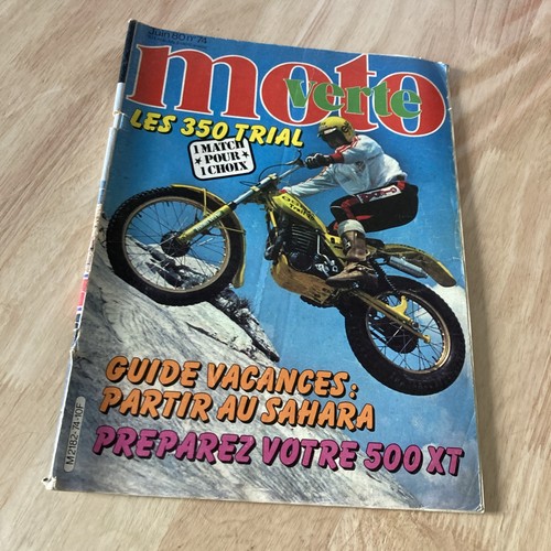Moto verte 1980 - moto, trial