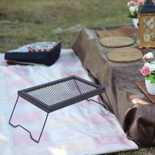 Grille de feu de camp pliable