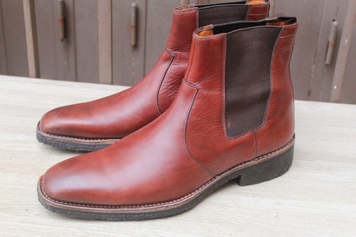 Boots santoni chelsea cuir 5 - chelsea,