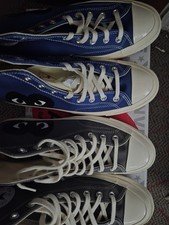 Converse Comme des Garcons Blue and Gray both (Size 10)  No boxes