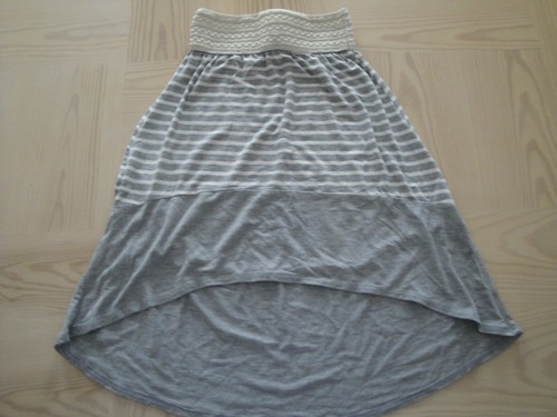 Btween gray white short stripe - short,