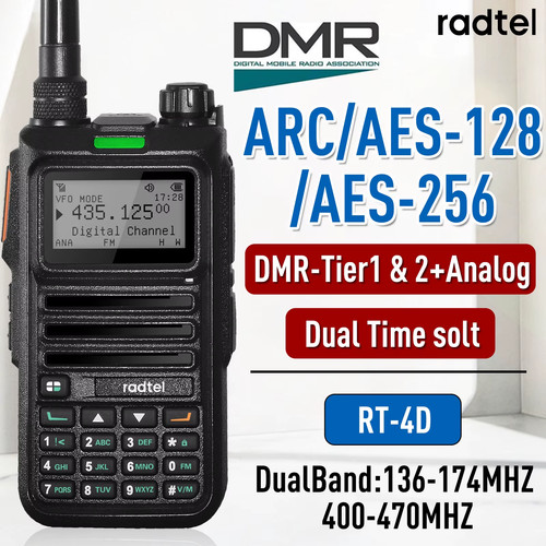 Radtel dual mode dmr - radtel, rt-4d