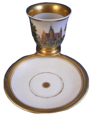 Tasse soucoupe scénique - soucoupe,