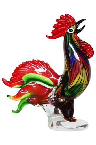 Figure verre poule coq - verre,