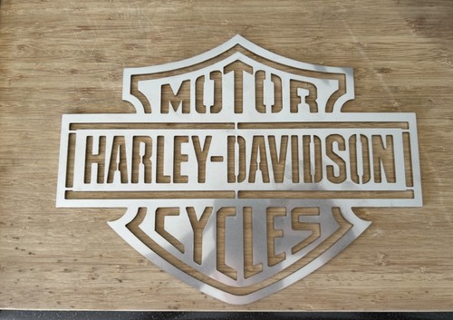 Plaque inox harley davidson - plaque,