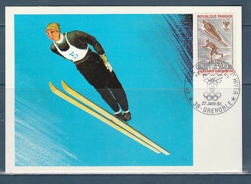 Carte 1er jour sport jeux - carte,
