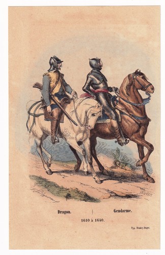 Ancien régime dragon gendarme - ancien,