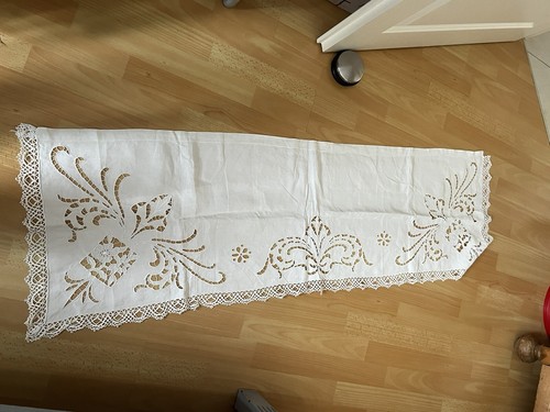 Napperon ancien broderie - napperon,