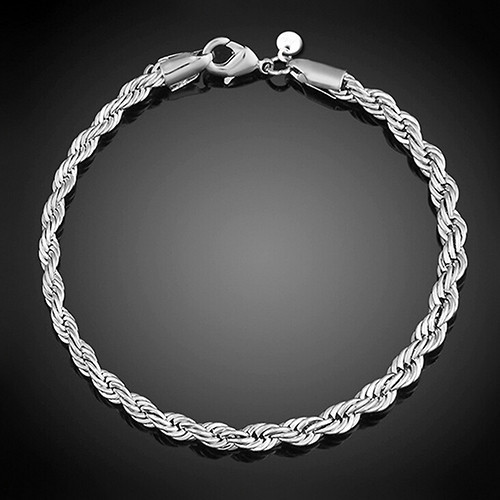Bracelet argent mailles