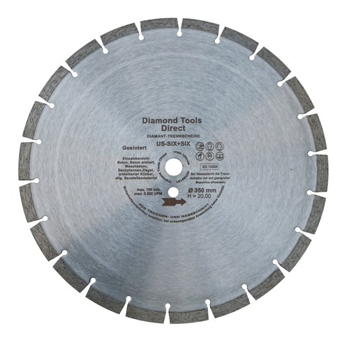 Disque diamant 350mm 6 - diamant,