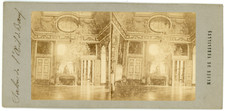 STEREO France, Palace of Versailles, Salon de l&#039;Oeil de Boeuf, circa 1870 