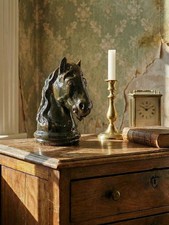 Tête de cheval ou cavalier