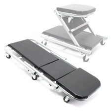 TOP PROMO CHARIOT DE VISITE DE MECANICIEN TRANSFORMABLE EN SIEGE DE TRAVAIL