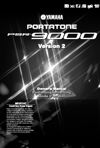 Yamaha psr 9000 version - yamaha, psr-9000