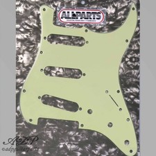 Pickguard Stratocaster Mint Green 3 ply 11trous '62 Hole Pattern .090