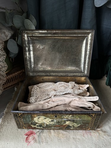 Paire gant ancien au - 12,