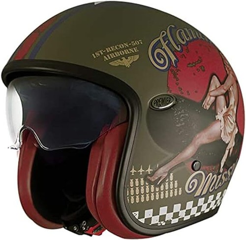 Casque helmet jet vintage - casque,