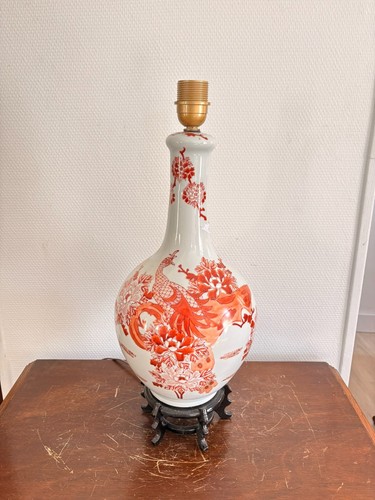 Lampe vase porcelaine imari - lampe,