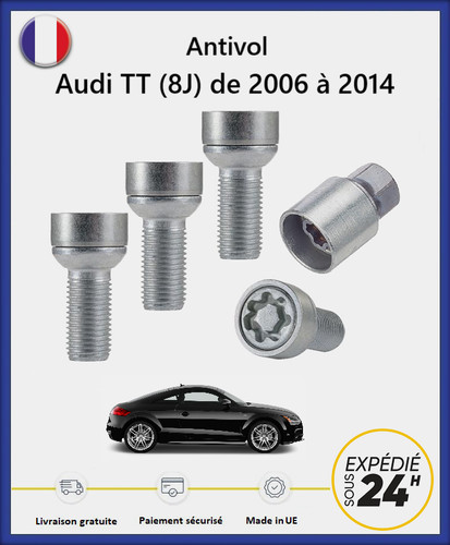 Ecrous antivol roues audi - roues,