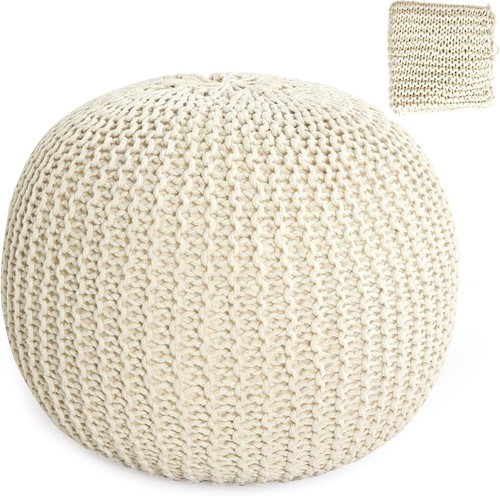 Unstuffed ottoman pouf cover - ottoman,