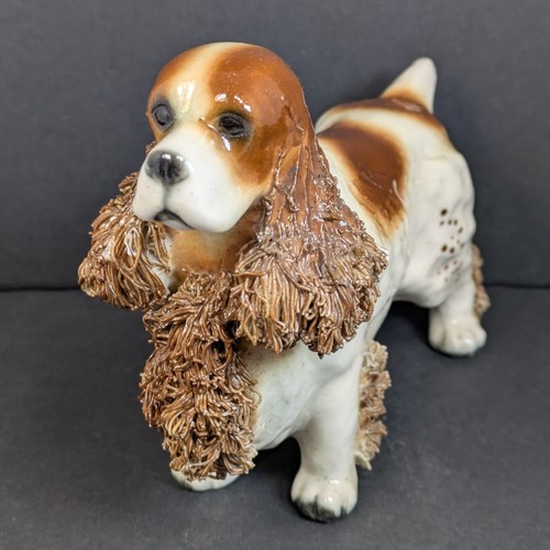 Spaniel figurine spaghetti - spaniel,