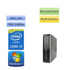 Occasion - HP 8200 Elite SFF - Windows 7 - i5 4Go 240Go SSD - Port série - PC To