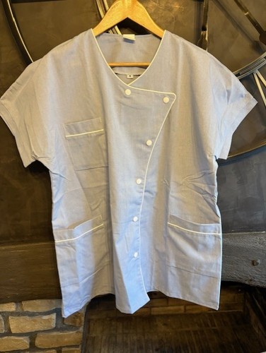 Blouse travail femme bleu - blouse, de