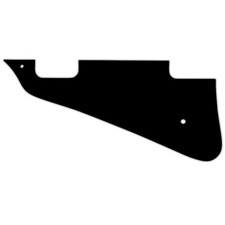 Pickguard Gaucher Noir  5 PLY pour LesPaul Gibson Deluxe P90