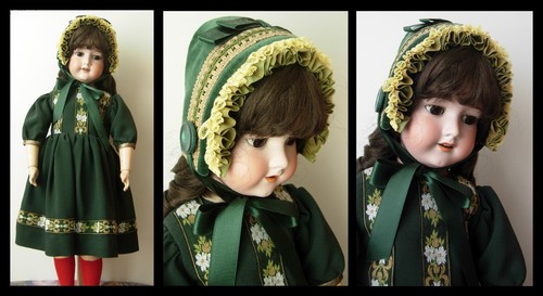Robe chapeau poupée - chapeau,