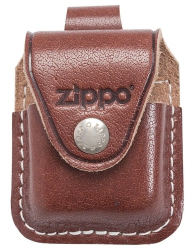 Zippo brown leather lighter - brown,