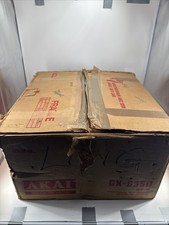 Akai GX-635D Direct Drive Reel to Reel Tape Deck W/ Original Box! Powers On
