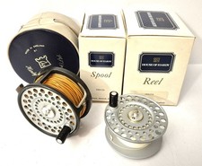 Superbe moulinet ancien HARDY ZENITH + bobine & boîtes pour  pêche à la mouche.