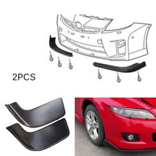 2PCS Polyurethane Front Bumper Lip Winglets Air Splitter Diffuser Universal
