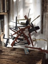 Lot vintage d’armes jouet