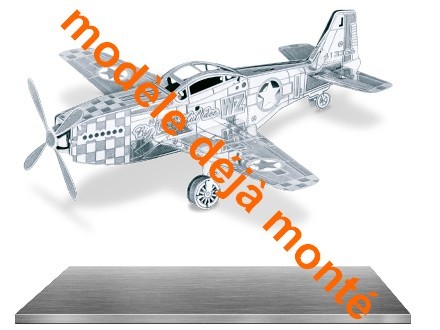 Modèle monté mustang - monté, p-51