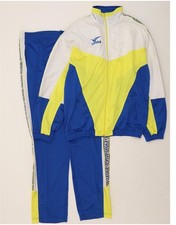 LEGEA Mens Graphic Full Tracksuit 2XL Blue Colourblock Polyester AH02