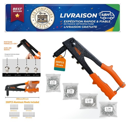 Pince riveter 1 avec - à,