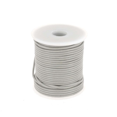 Lacet cuir rond - lacet, en