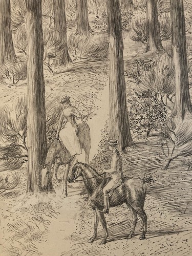 Très beau dessin ancien - très,
