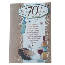 Carte d'anniversaire You're 70
