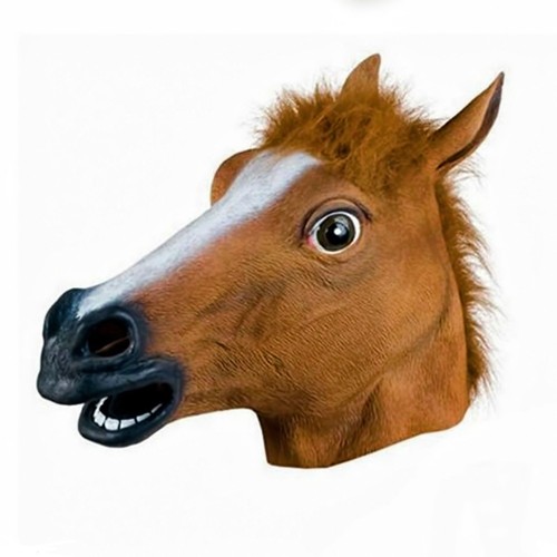 Caoutchouc cheval tête masque - cheval,