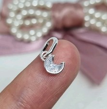 NEW Genuine Pandora ME Sparkling Moon Mini Dangle Charm ? 925 ALE R37c