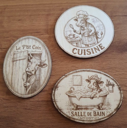 Lot plaques de porte - 3,