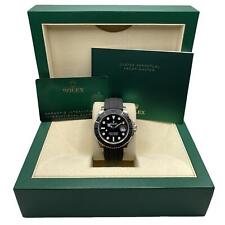 Rolex Yacht-Master 42Mm Or Blanc Cadran Noir Montre Automatique B&P