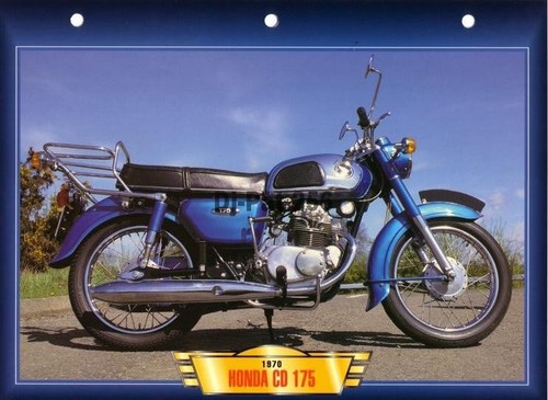 Fiche moto honda 175 - moto, k3