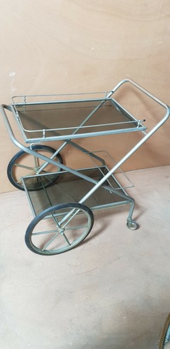 Trolley table roulante pliante