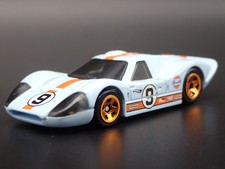 1967 67 FORD GT40 MK.IV GULF OIL RACING Diorama Modèle Réduit 1:64