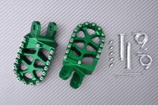 Repose-Pieds Vert en Alu D&G Cross / Enduro KAWASAKI KLX 650 / KLX650 1993-1996