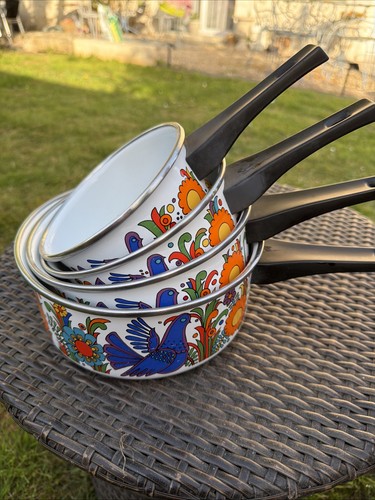 Lot casseroles émaillée - 4,